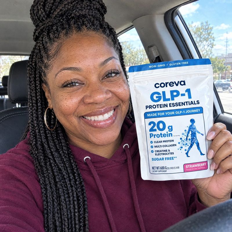 Customer holding Coreva