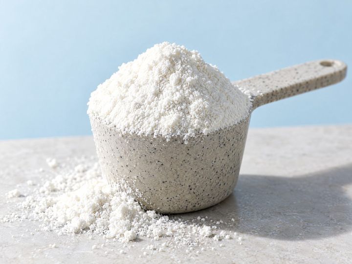 Clear protein powder
