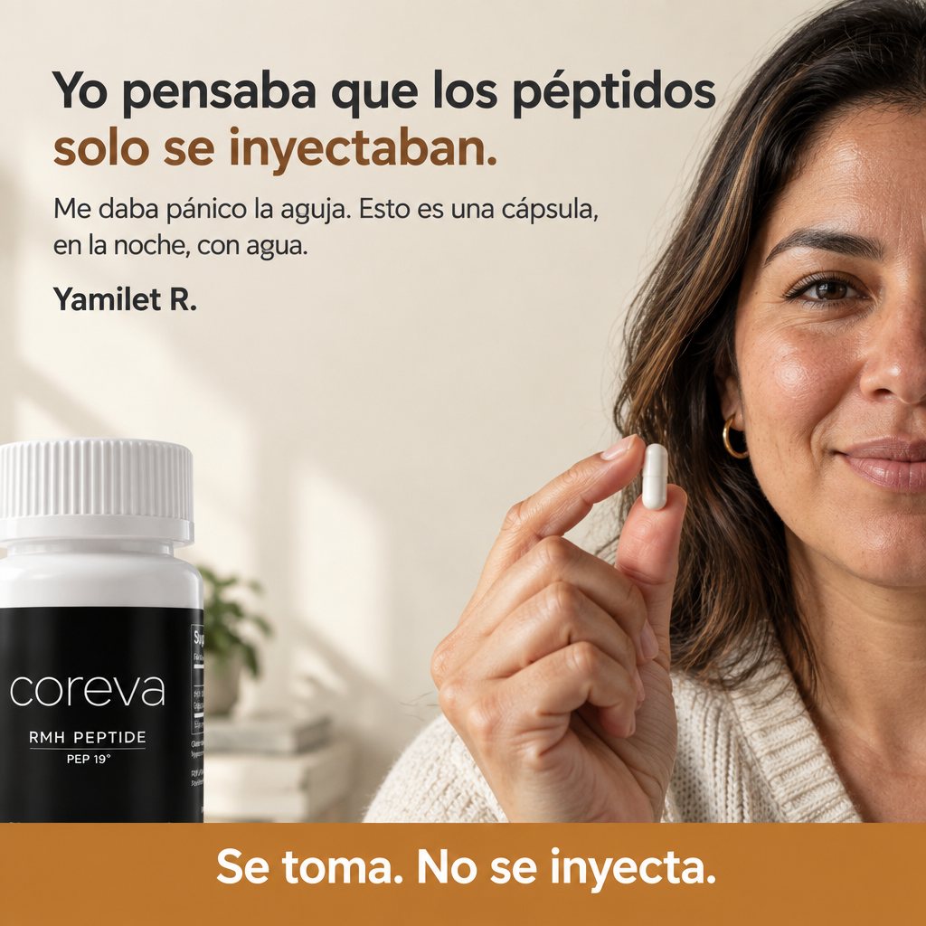 Yo pensaba que los péptidos solo se inyectaban