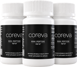 3 frascos de coreva PEP19