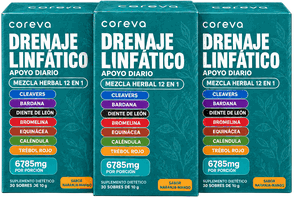 Tres cajas de coreva